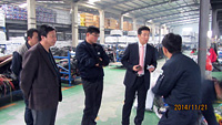 Korean customers to visit the factory